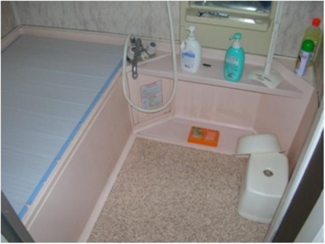 栃木小山 オール電化浴室施工前